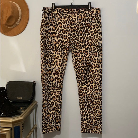 Kate Spade leopard print pants size 33 - Picture 6 of 7